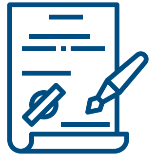 Mask group-2 Icon of a document with a pen.